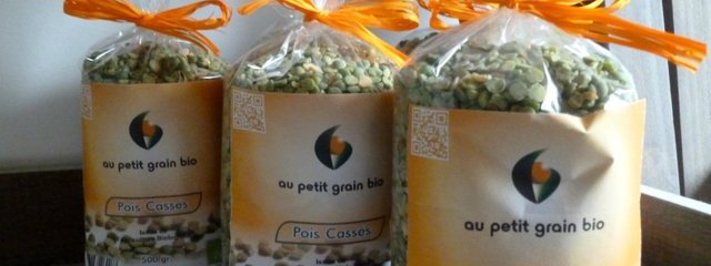 Sachet de pois cassé