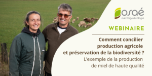 Image de une du webinaire sur l'apiculture ou interviennet, Philippe Clément et Hervé Picq